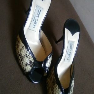 Jimmy Choo peep toe heels
